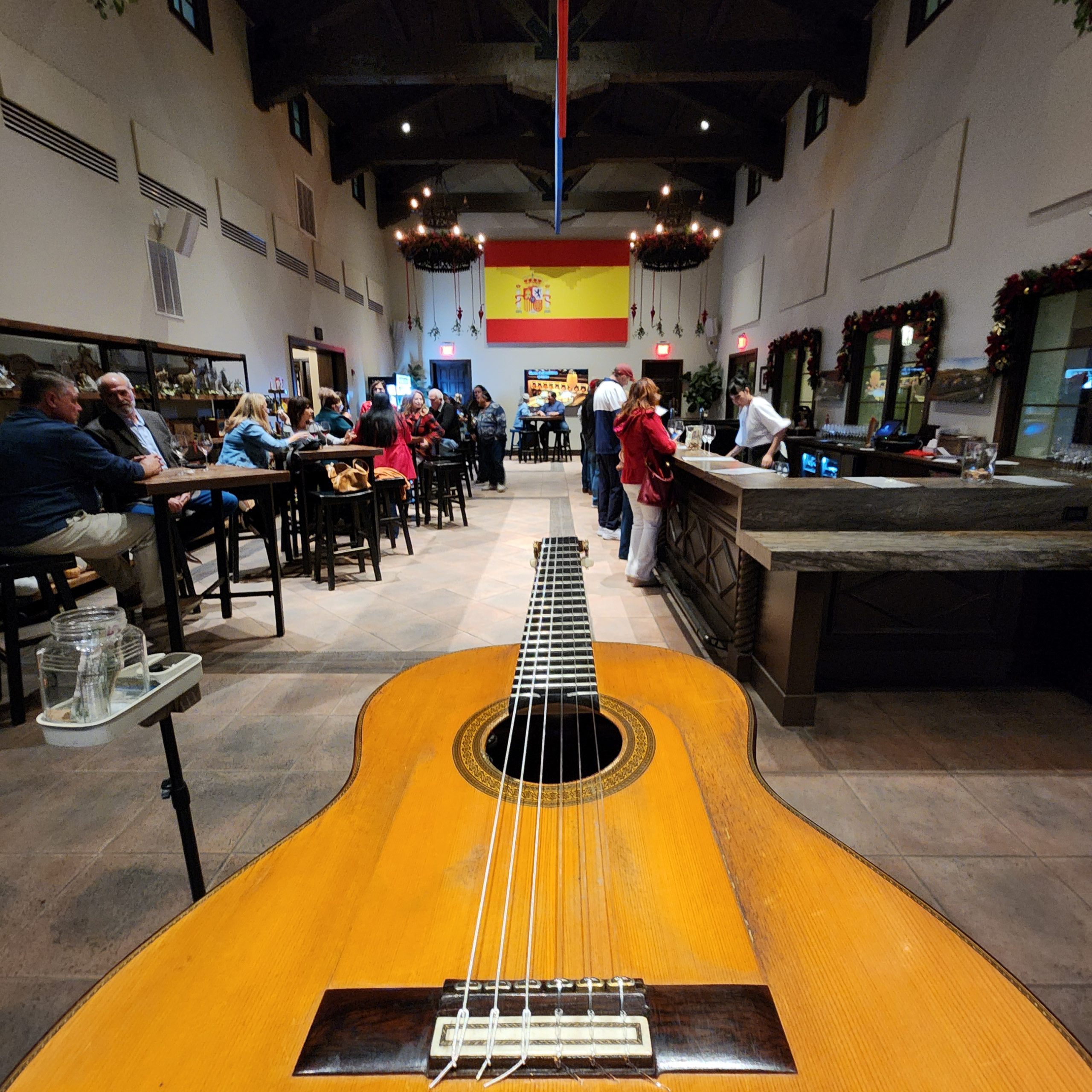 Glendale live guitarist — guitar detail