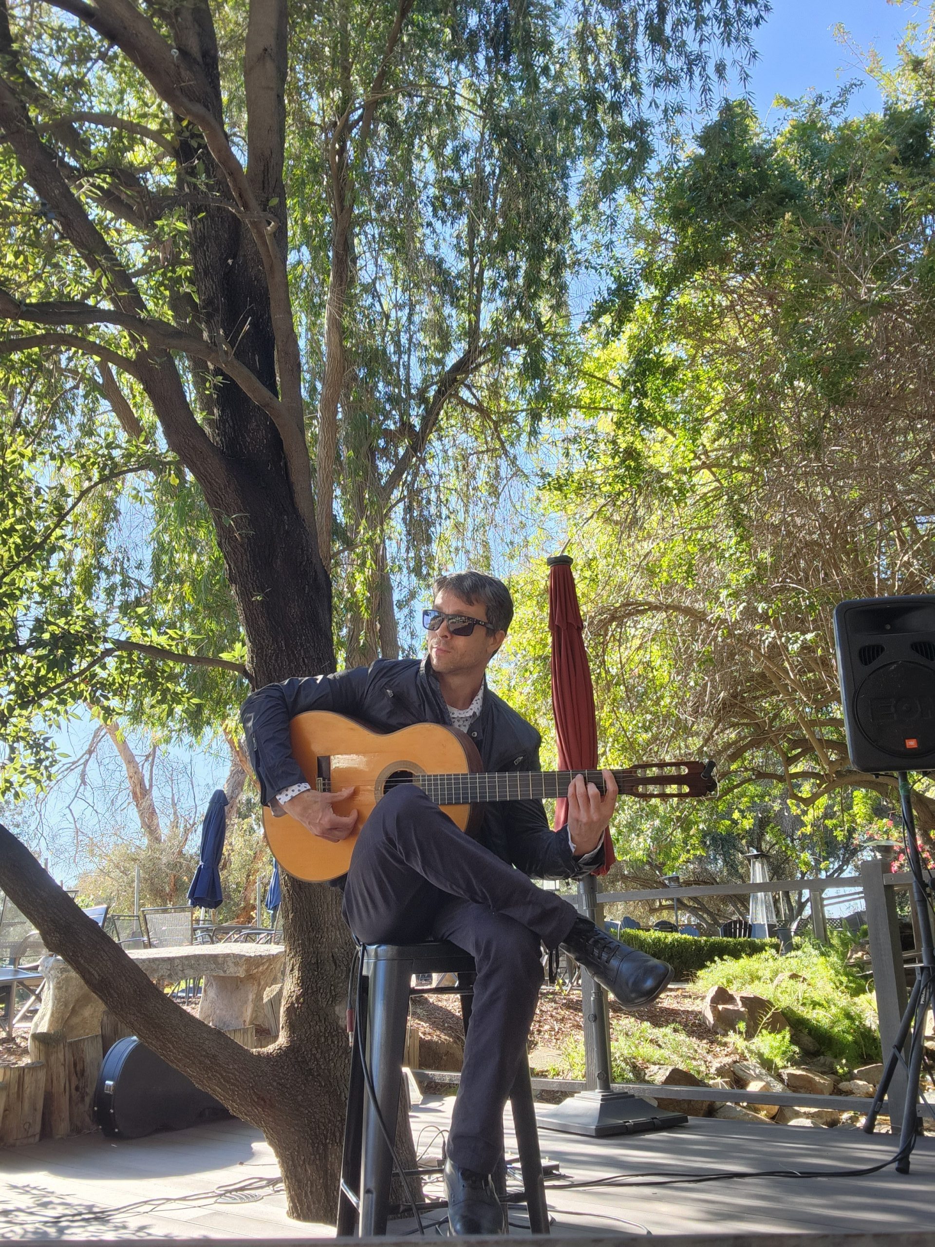 Spanish and acoustic guitar at a birthday party in Fullerton, Orange County